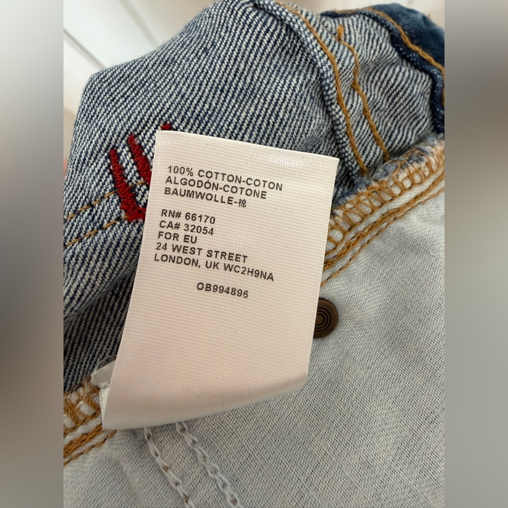 BDG Urban Outfitters Two Tone Panel Flare Jeans Size 27 High Rise - Picture 6 of 6